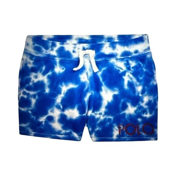 POLO RALPH LAUREN TERRY TIE-DYE SHORTS GIRLS. - Picture 1 of 9